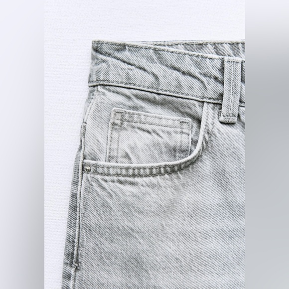 Zara high waist long length regular leg jeans - Picture 6 of 9